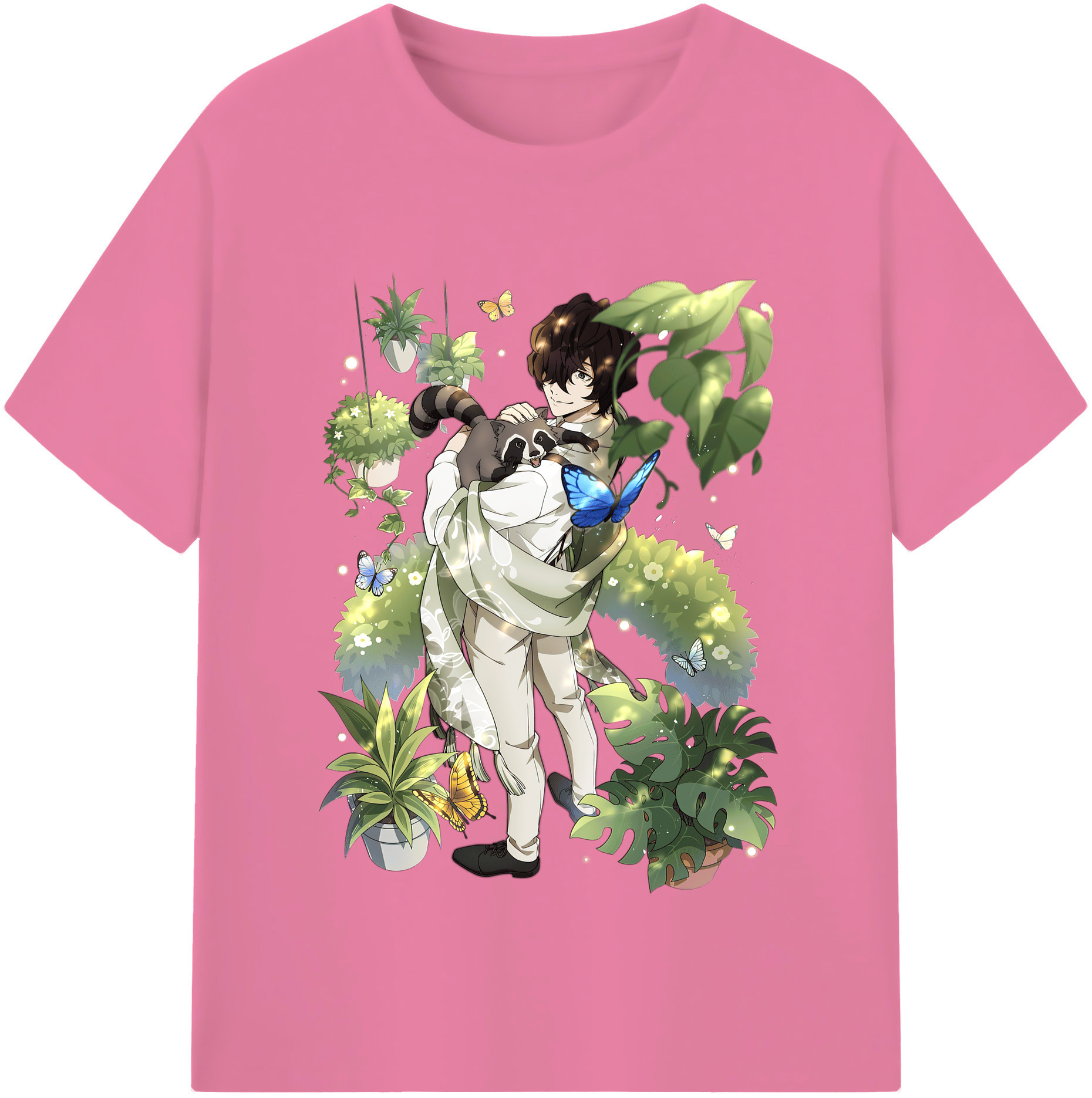 （画像用） 文豪ストレイドッグス Bungo Stray Dogs 綿100％半袖Tシャツ（フロントプリント）